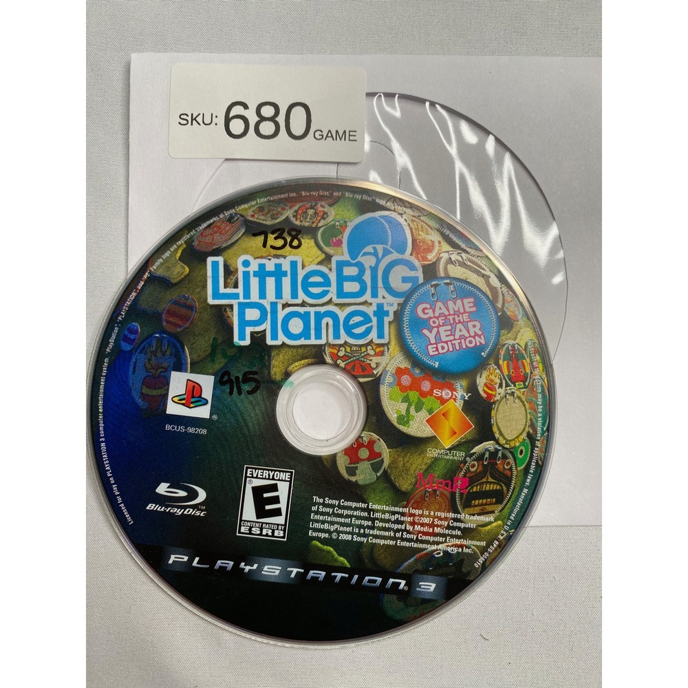 LittleBigPlanet Game of the Year Edition Sony PlayStation 3